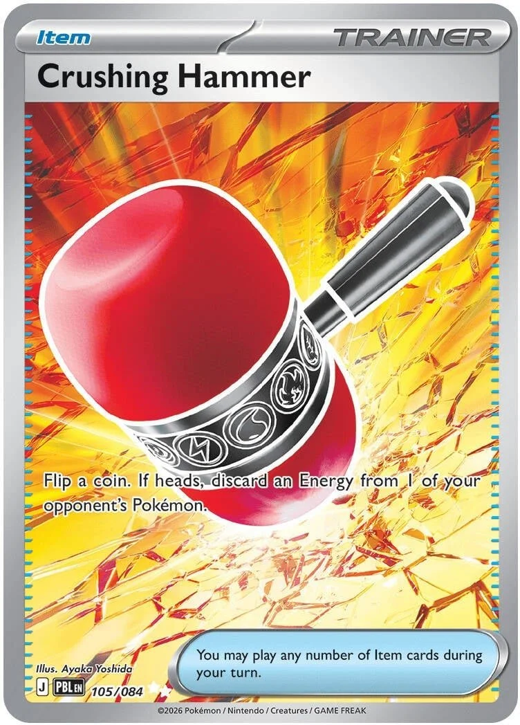 Crushing Hammer - Pitch Black Pokemon TCG Card