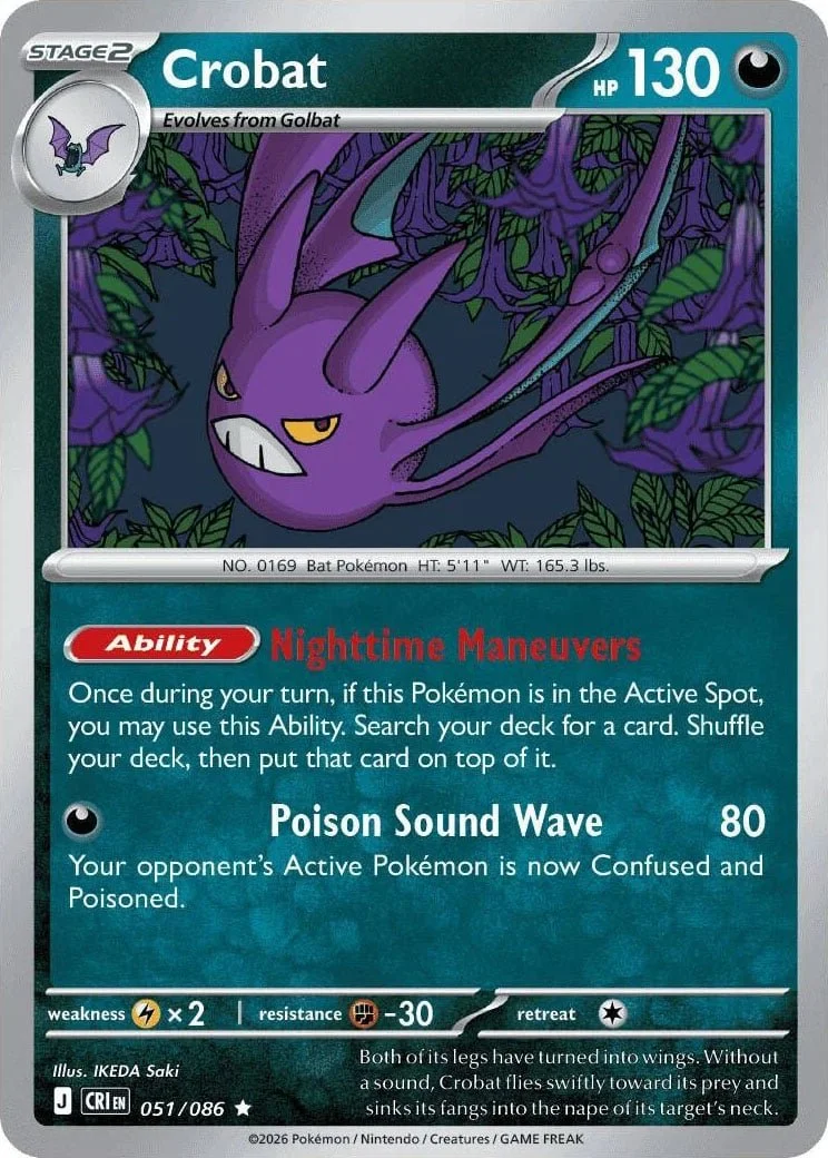 Crobat - Chaos Rising Pokemon TCG Card