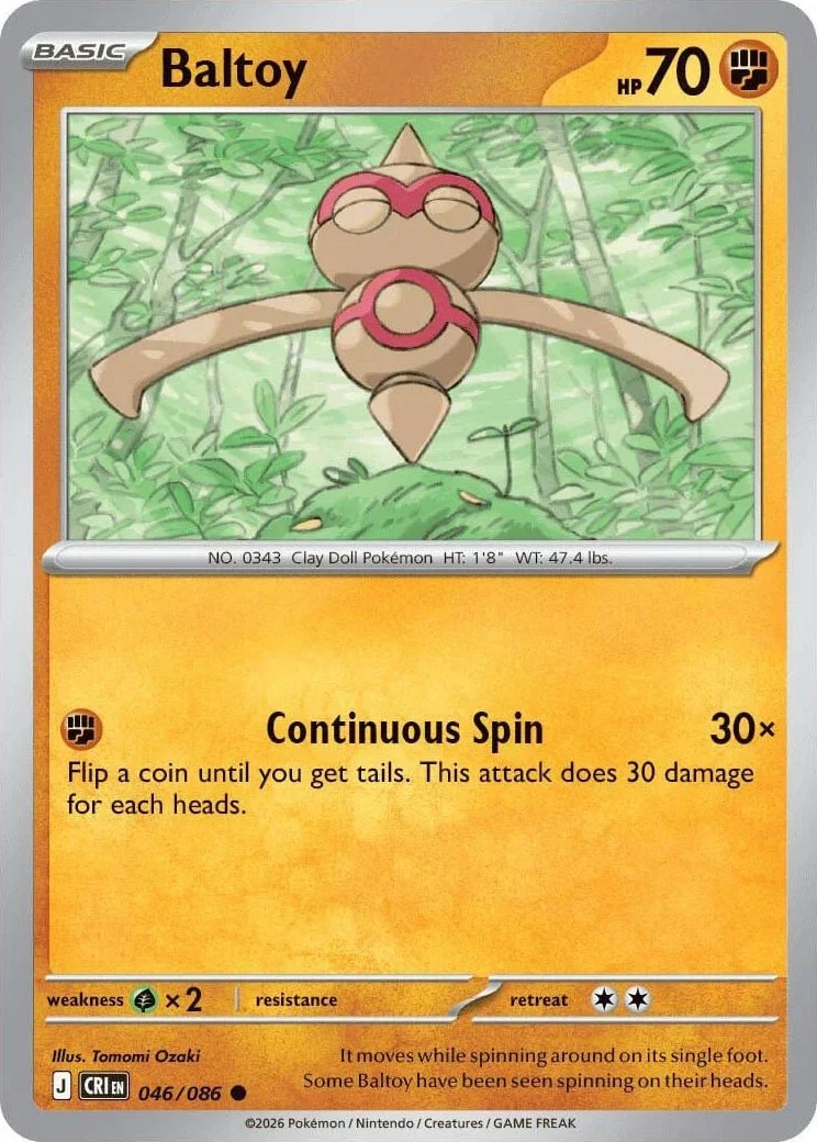 Baltoy - Chaos Rising Pokemon TCG Card