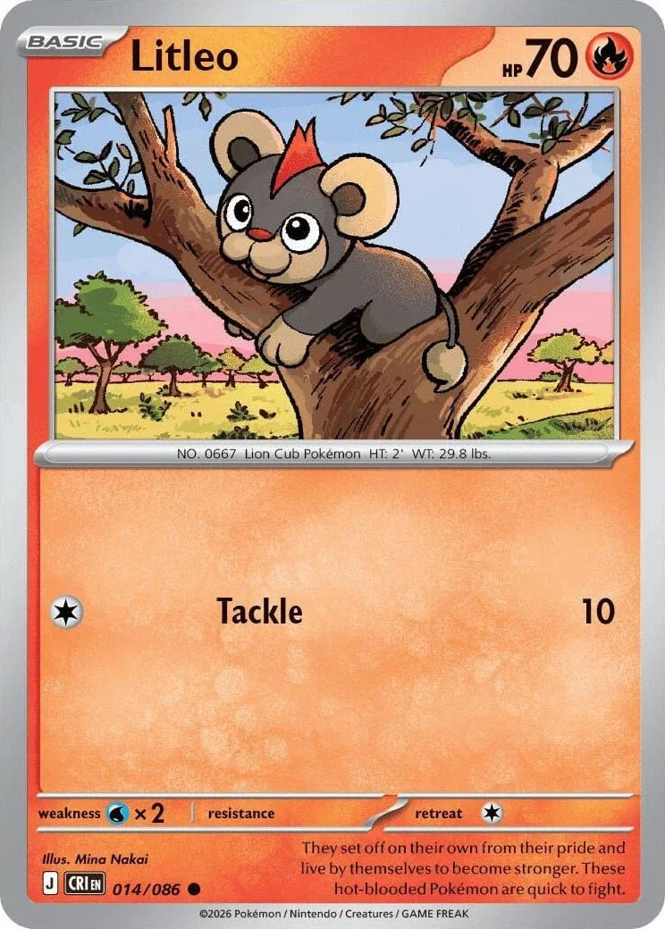 Litleo - Chaos Rising Pokemon TCG Card