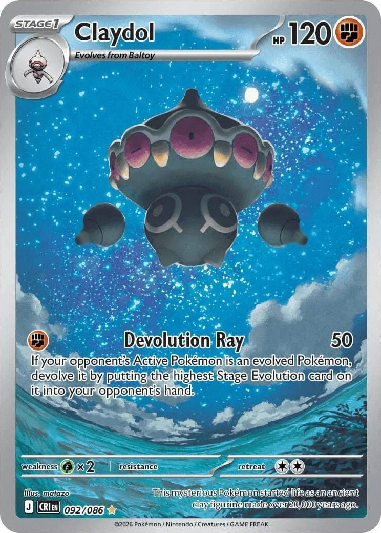 Claydol - Chaos Rising Pokemon TCG Card