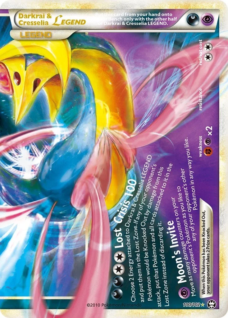 Darkrai & Cresselia LEGEND - Pokemon TCG Card