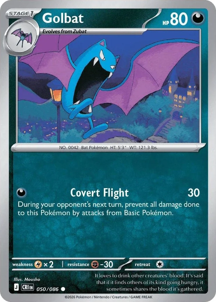 Golbat - Chaos Rising Pokemon TCG Card