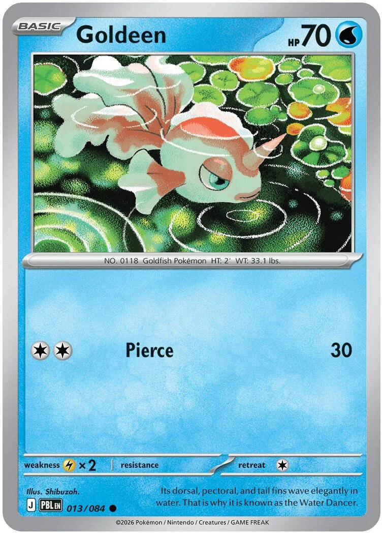 Goldeen - Pitch Black Pokemon TCG Card