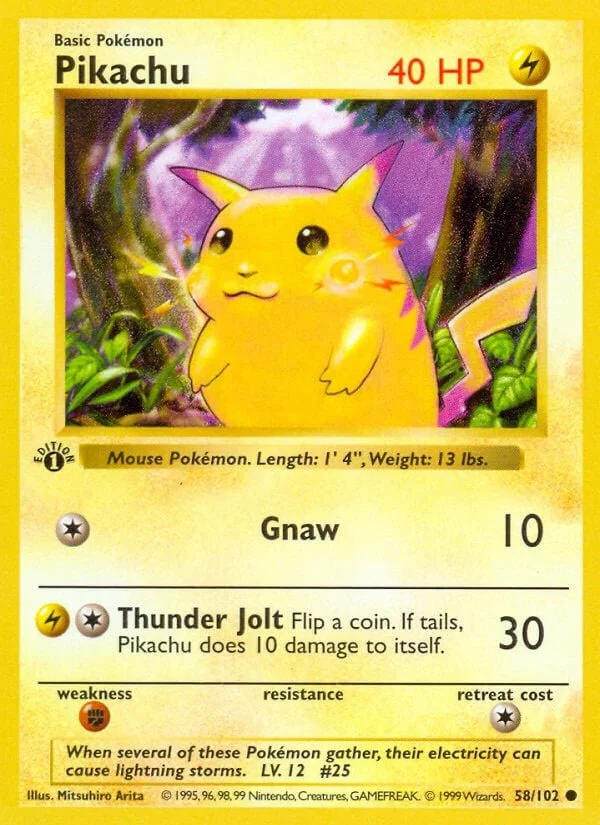 Pikachu - Pokemon TCG Card