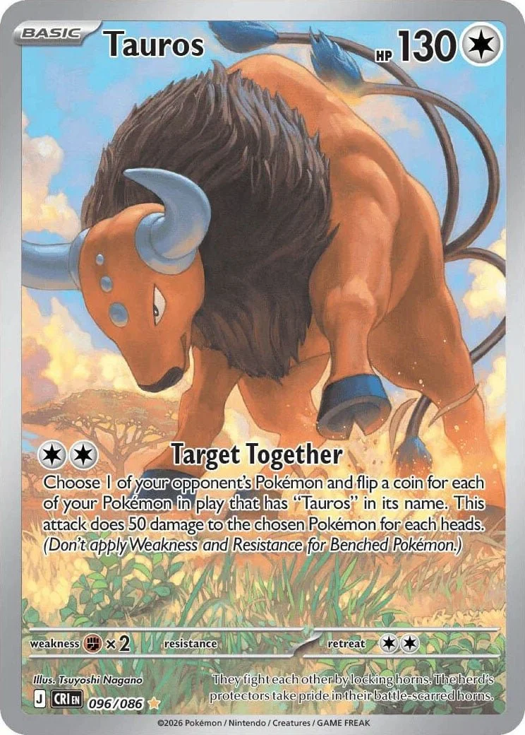 Tauros - Chaos Rising Pokemon TCG Card