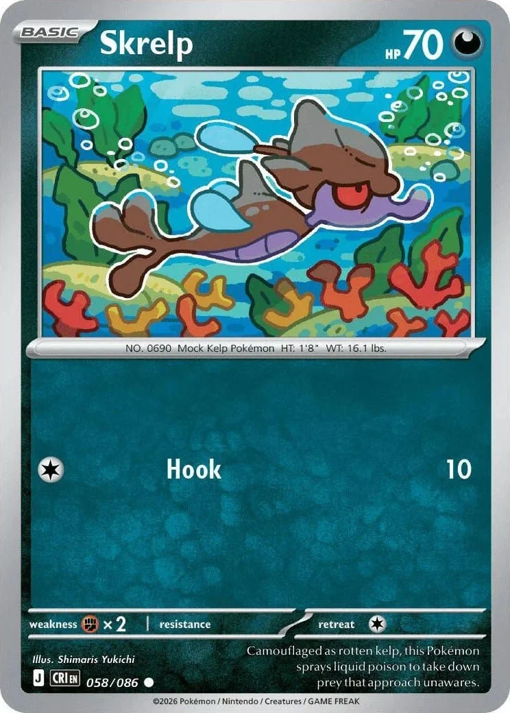 Skrelp - Chaos Rising Pokemon TCG Card