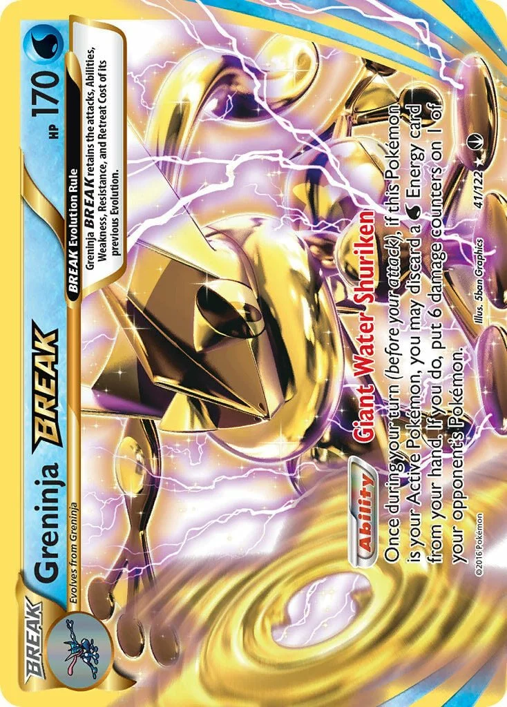 Greninja BREAK - Pokemon TCG Card