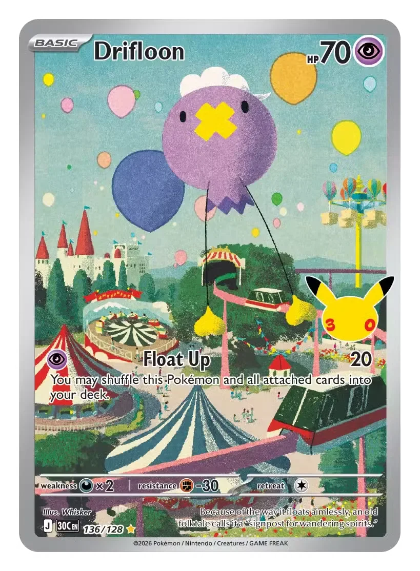 Drifloon - 30th Celebration Pokemon TCG Card