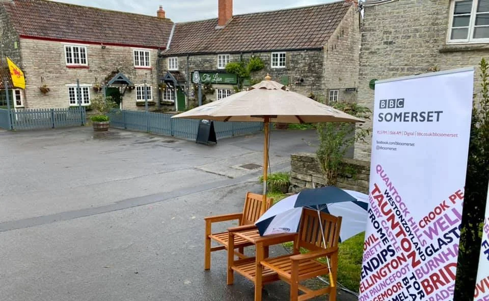 Radio programme broadcast live from The Lion at West Pennard