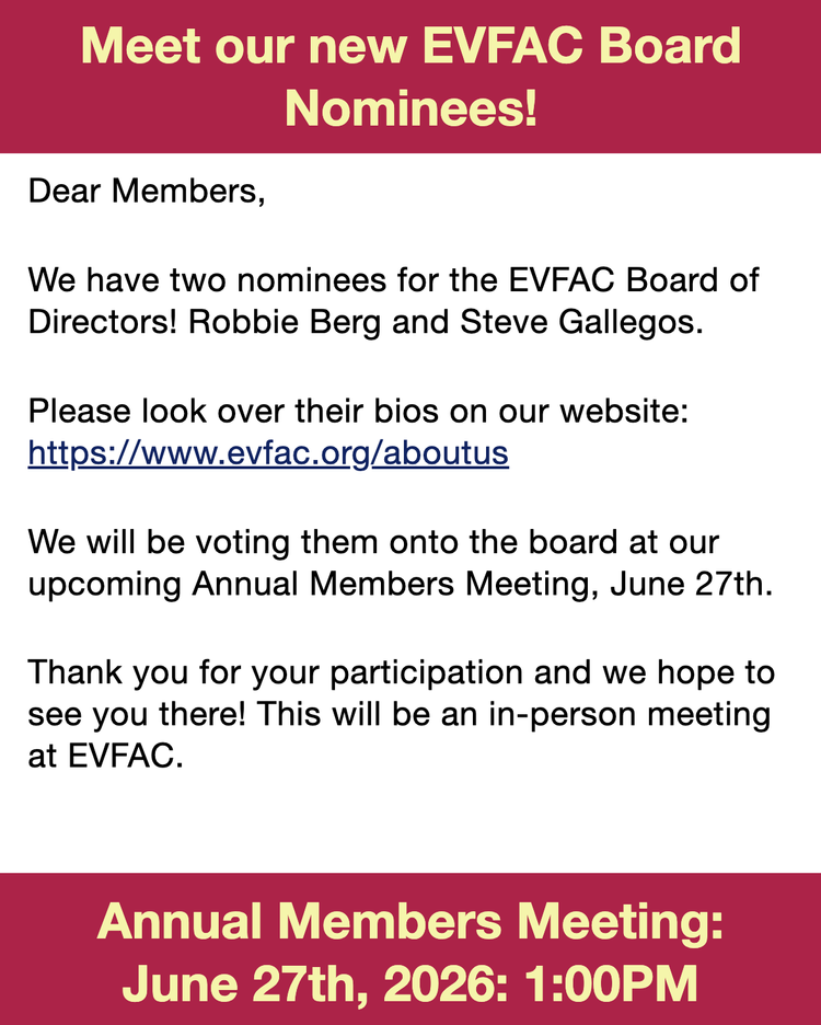 Annual Member Meeting: 6/27/26