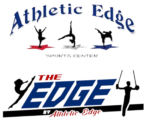 The EDGE Gymnastics by Athletic Edge logo