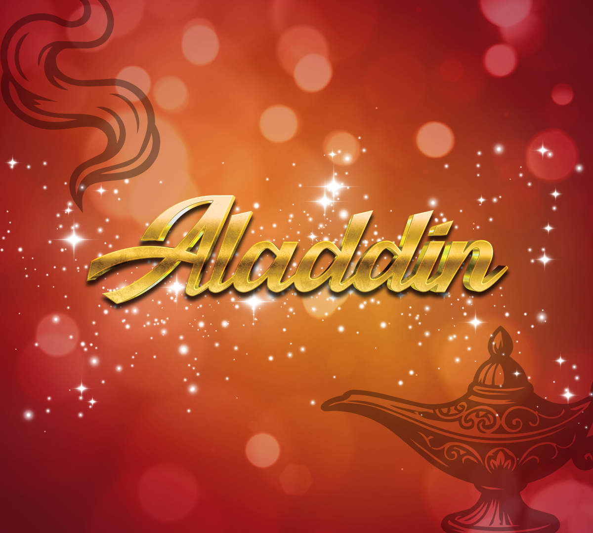 Aladdin panto artwork