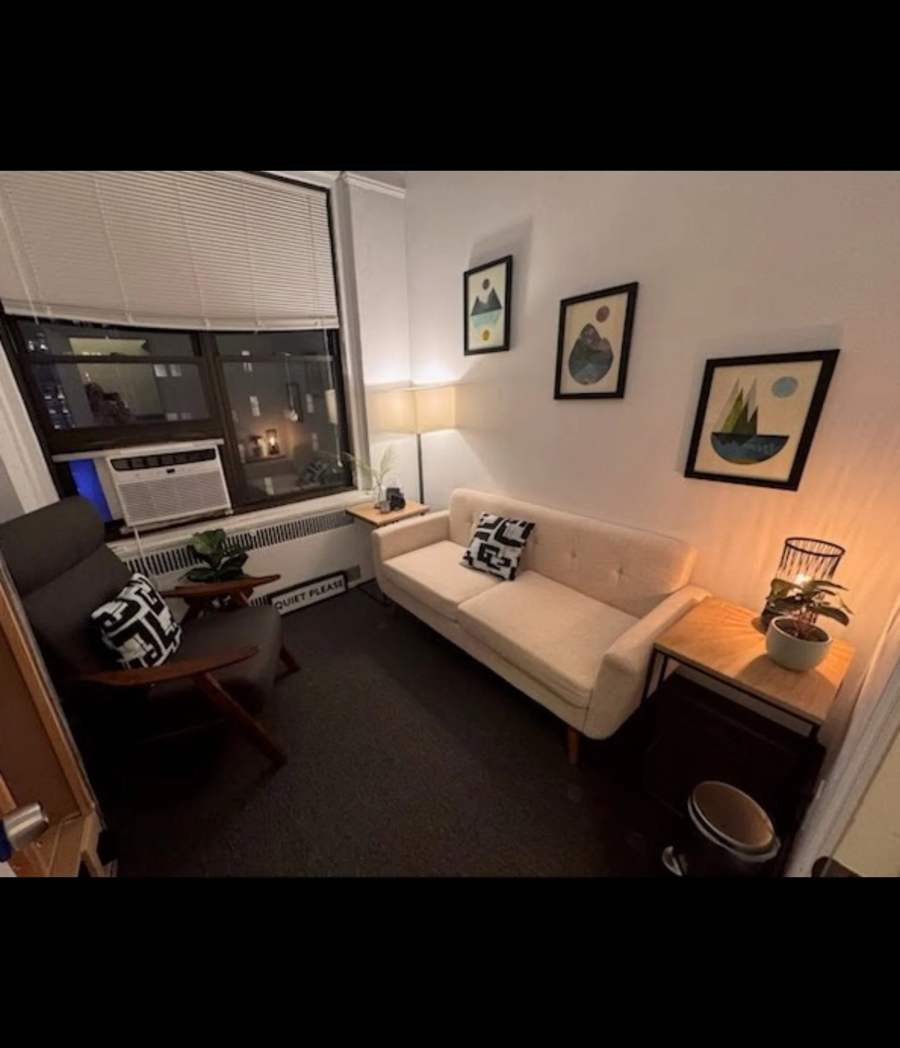 A therapy room at the BIPS Midtown West office