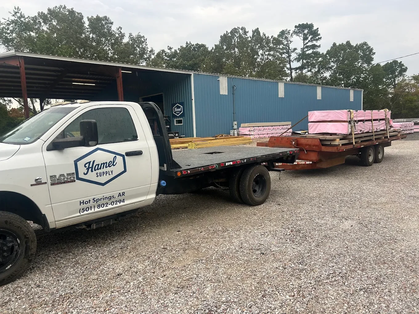 The Hamel Supply yard in Hot Springs, Arkansas