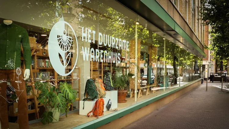Gevel van Het Duurzame Warenhuis 