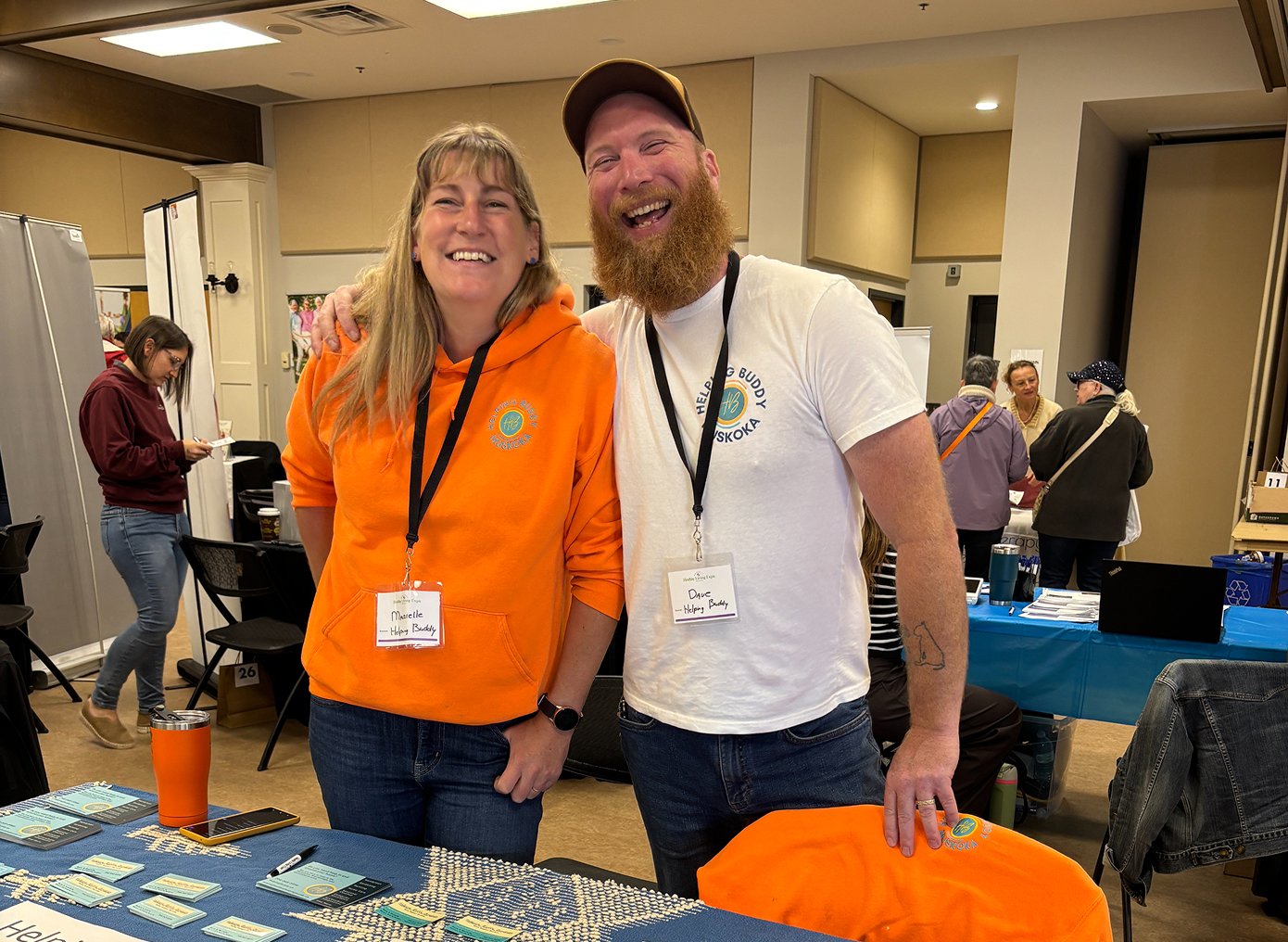 Community members at the Muskoka Healthy Living Expo