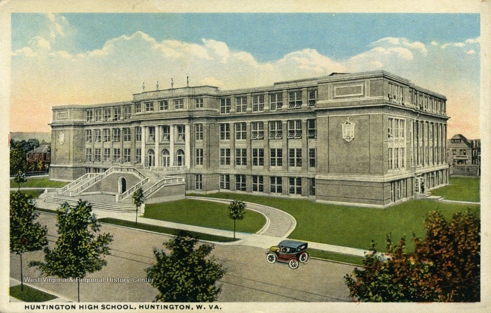 Historic Huntington High School building