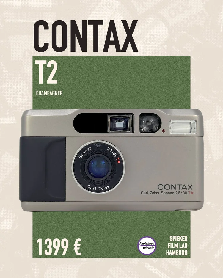 Contax T2 Champagner · Spieker Film Lab Hamburg