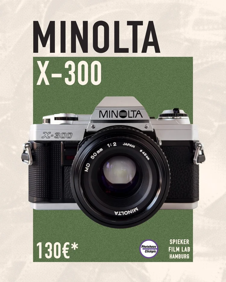Minolta X-300 · Spieker Film Lab × Photohaus Clickpic