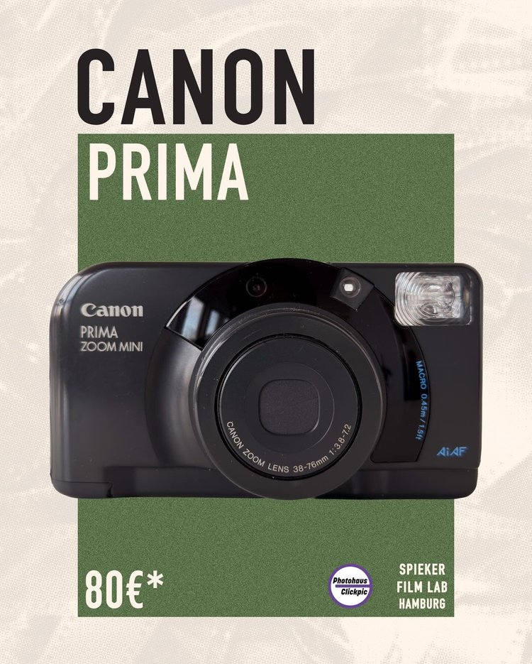 Canon Prima Zoom Mini · Spieker Film Lab × Photohaus Clickpic