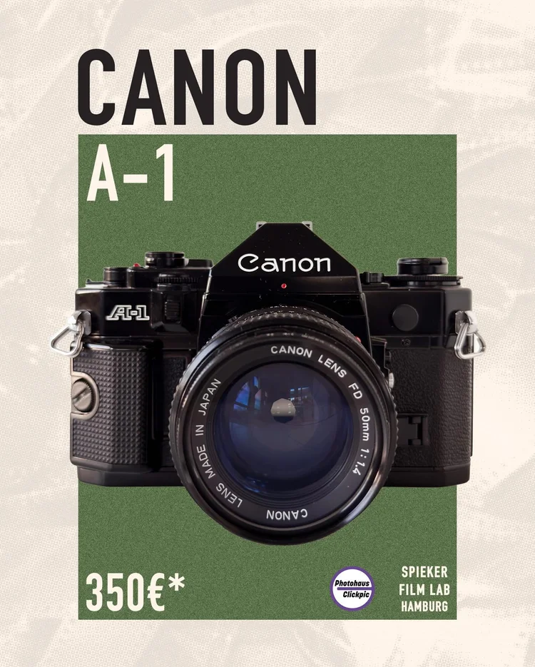 Canon A-1 · Spieker Film Lab × Photohaus Clickpic