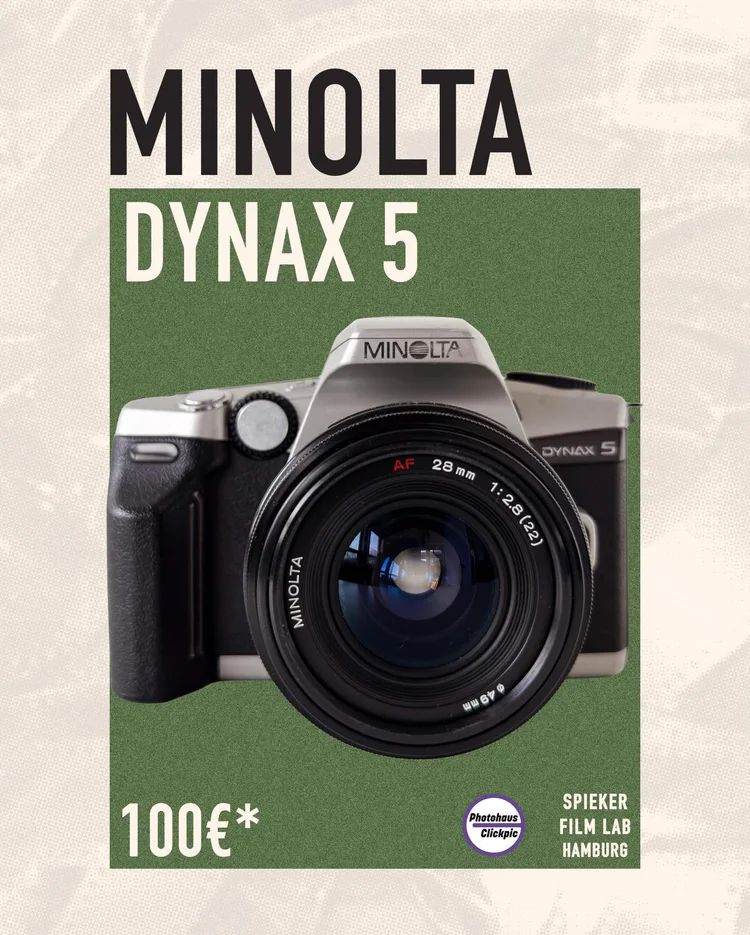 Minolta Dynax 5 · Spieker Film Lab × Photohaus Clickpic