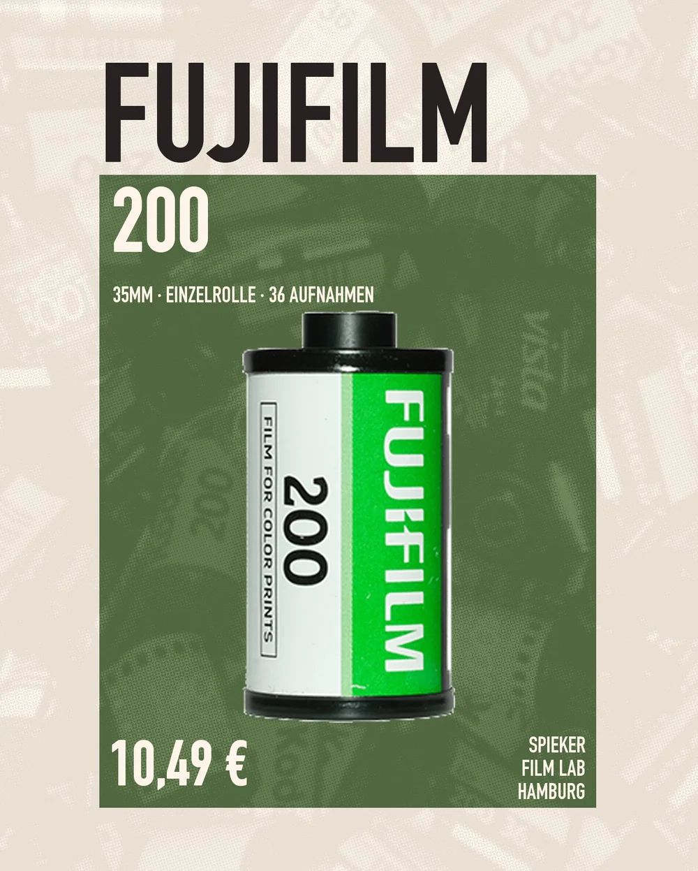 Fujifilm 200 · 35 mm · Einzelrolle · Spieker Film Lab Hamburg
