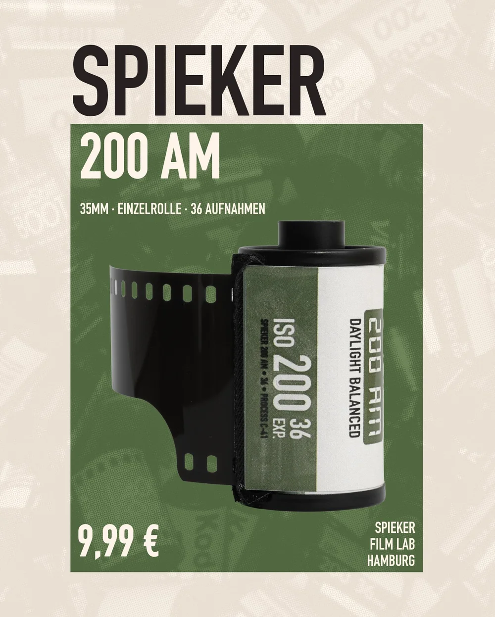 Spieker 200 AM · 35 mm · Einzelrolle · Spieker Film Lab Hamburg