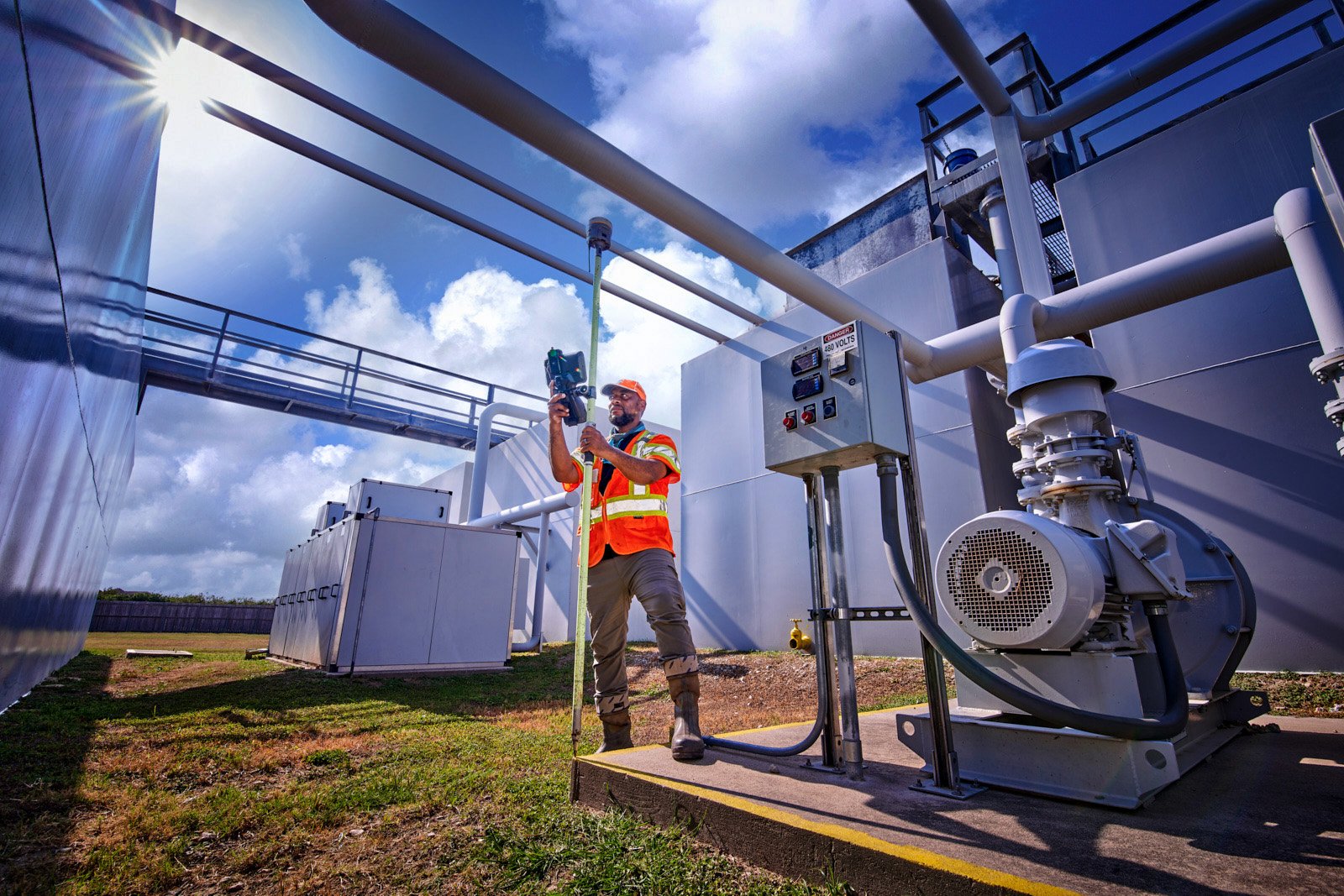Major construction milestone and technical project documentation