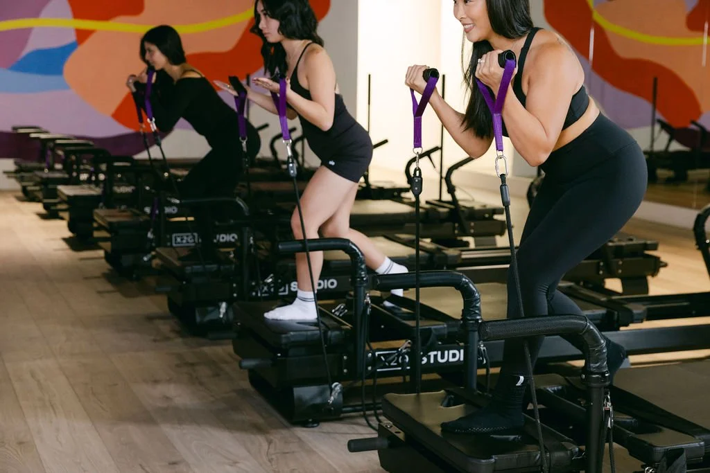 Pilates class on the XFormer at x2o Studio Danville