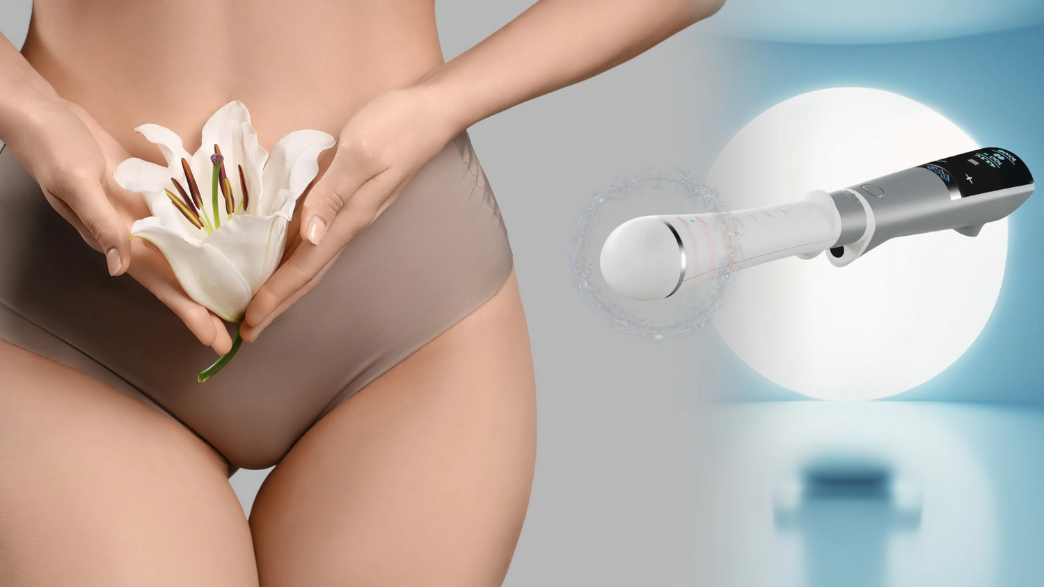 EMFEMME 360 radiofrequency vaginal wellness treatment device supporting non-surgical intimate care
