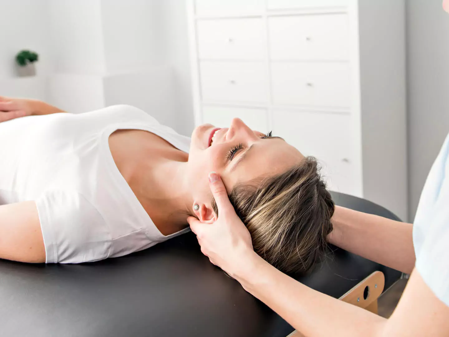 Spinal manipulation treatment at SageMED to improve spinal alignment, mobility, and comfort