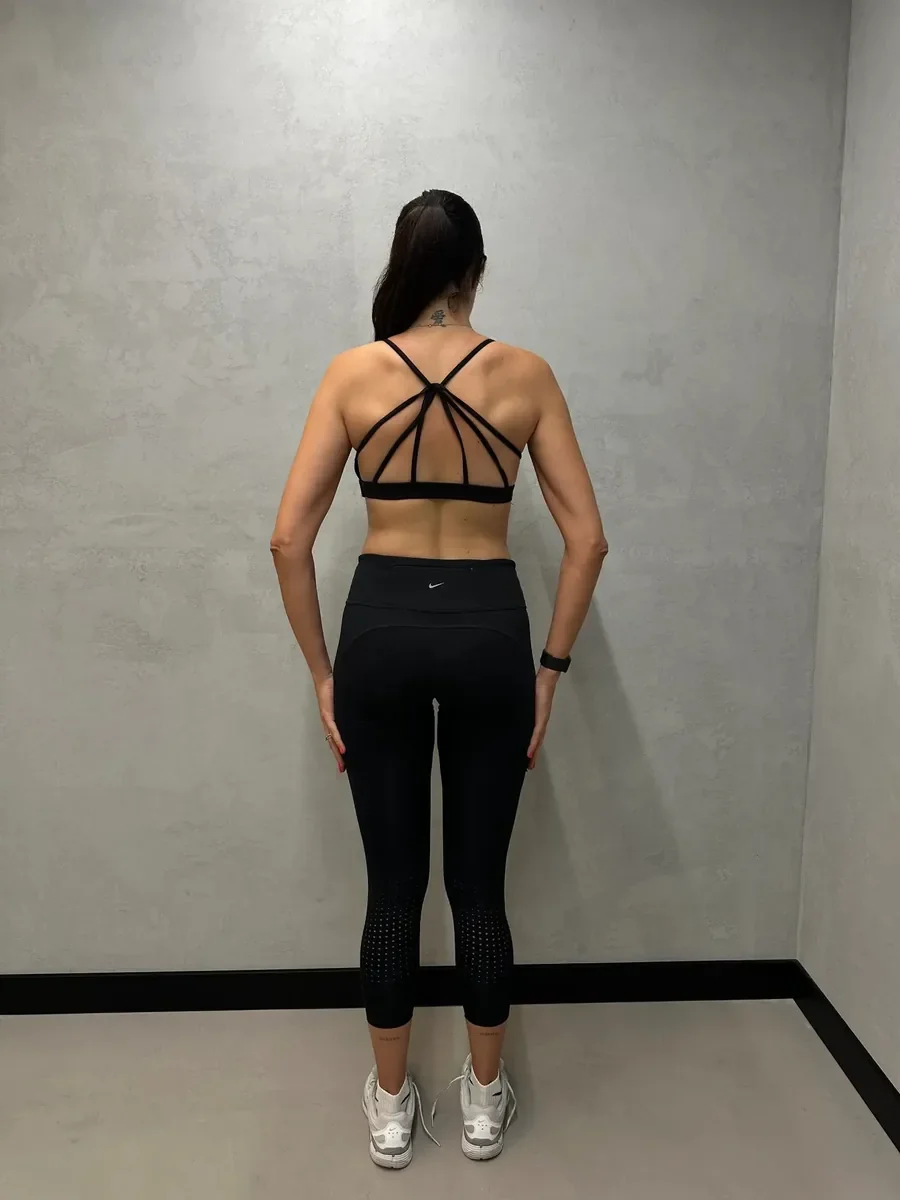 Cristina after — back view