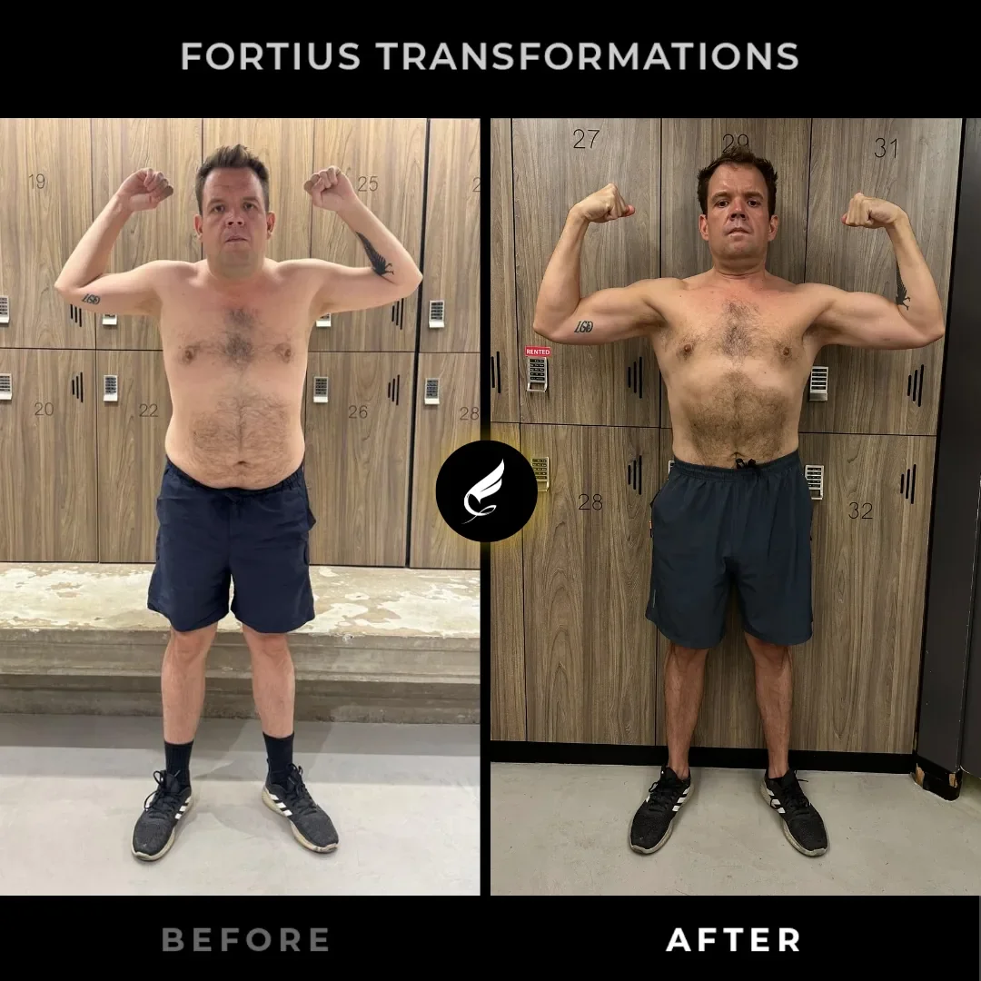 Phillipe — Before & After, Double Biceps