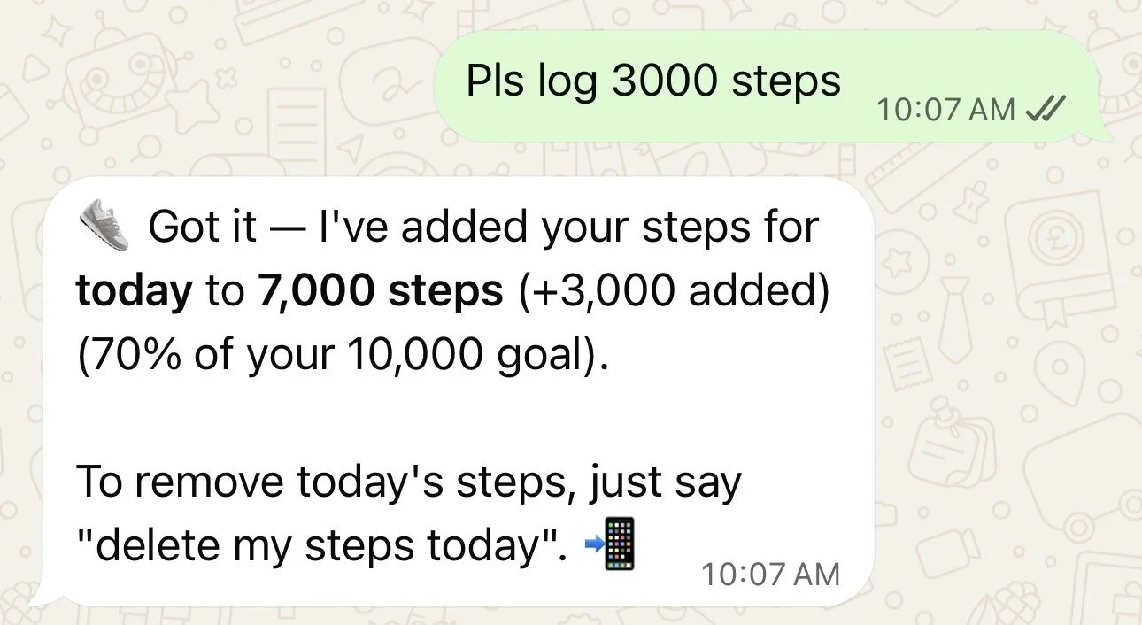 WhatsApp log