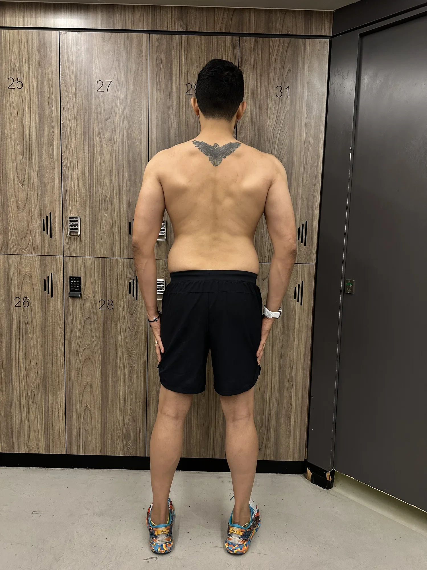 Rohan B. after — back standing