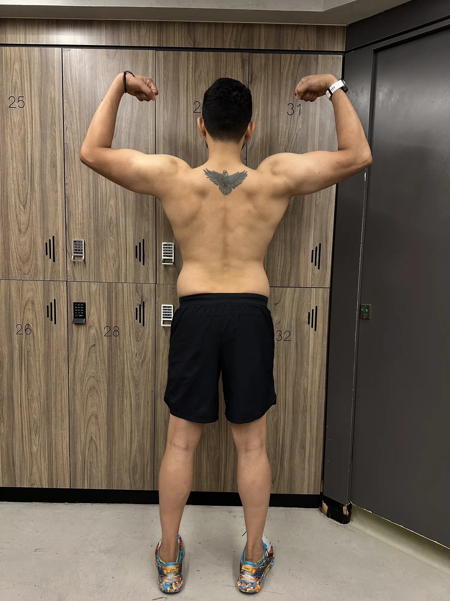Rohan B. after — back flex