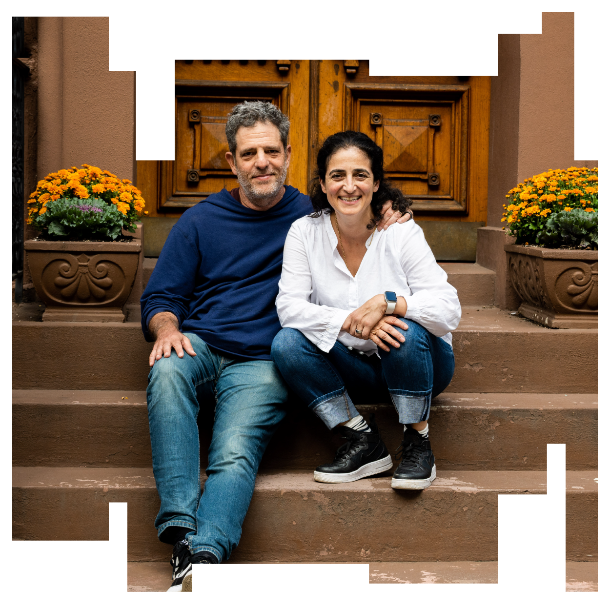 A portrait of Andy Lerner & Maryam Banikarim