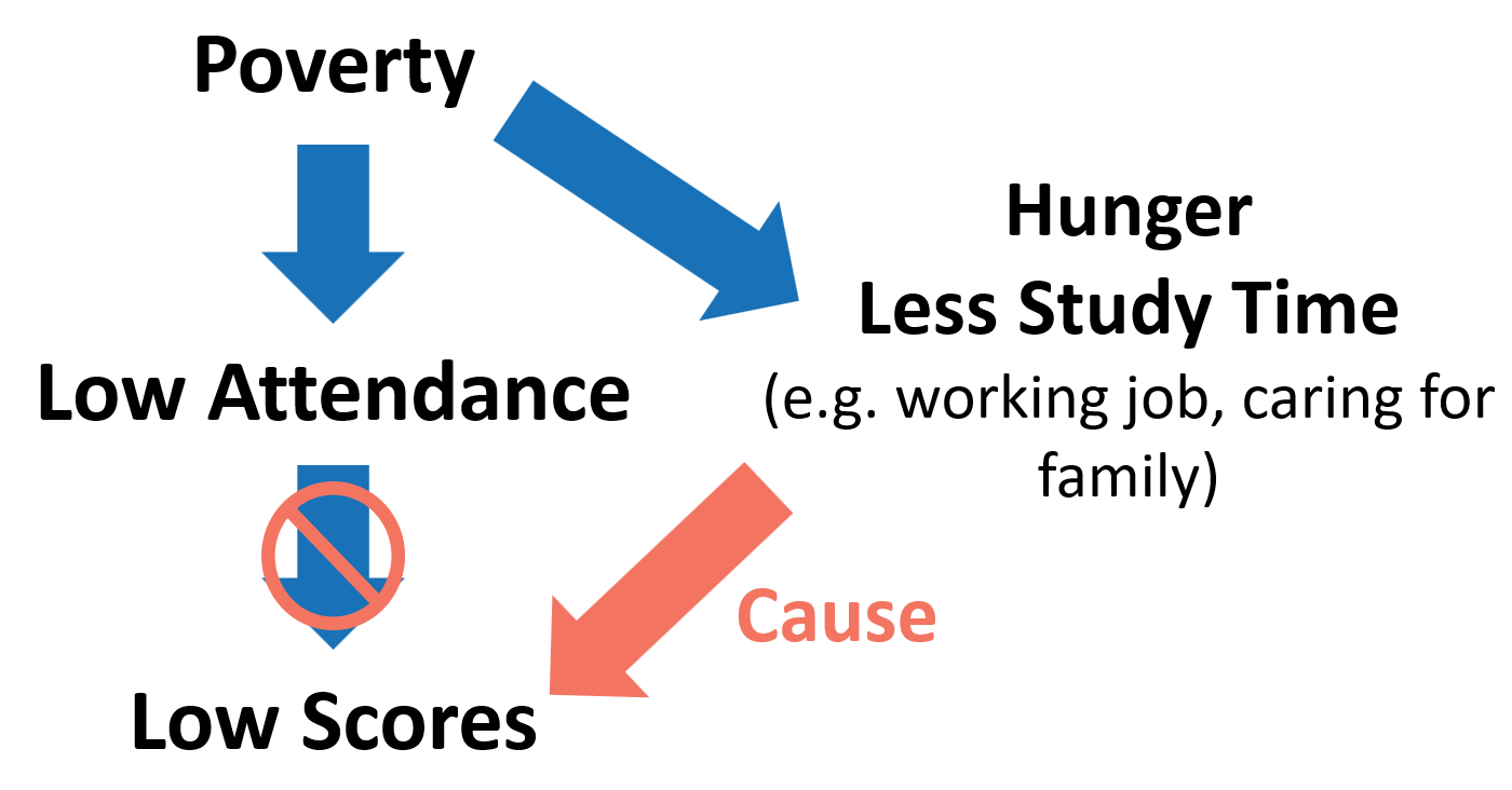 Factors explaining low scores