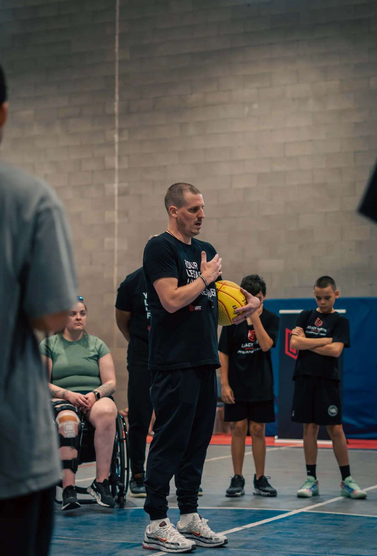 Founder Ben Eby during a coaching session