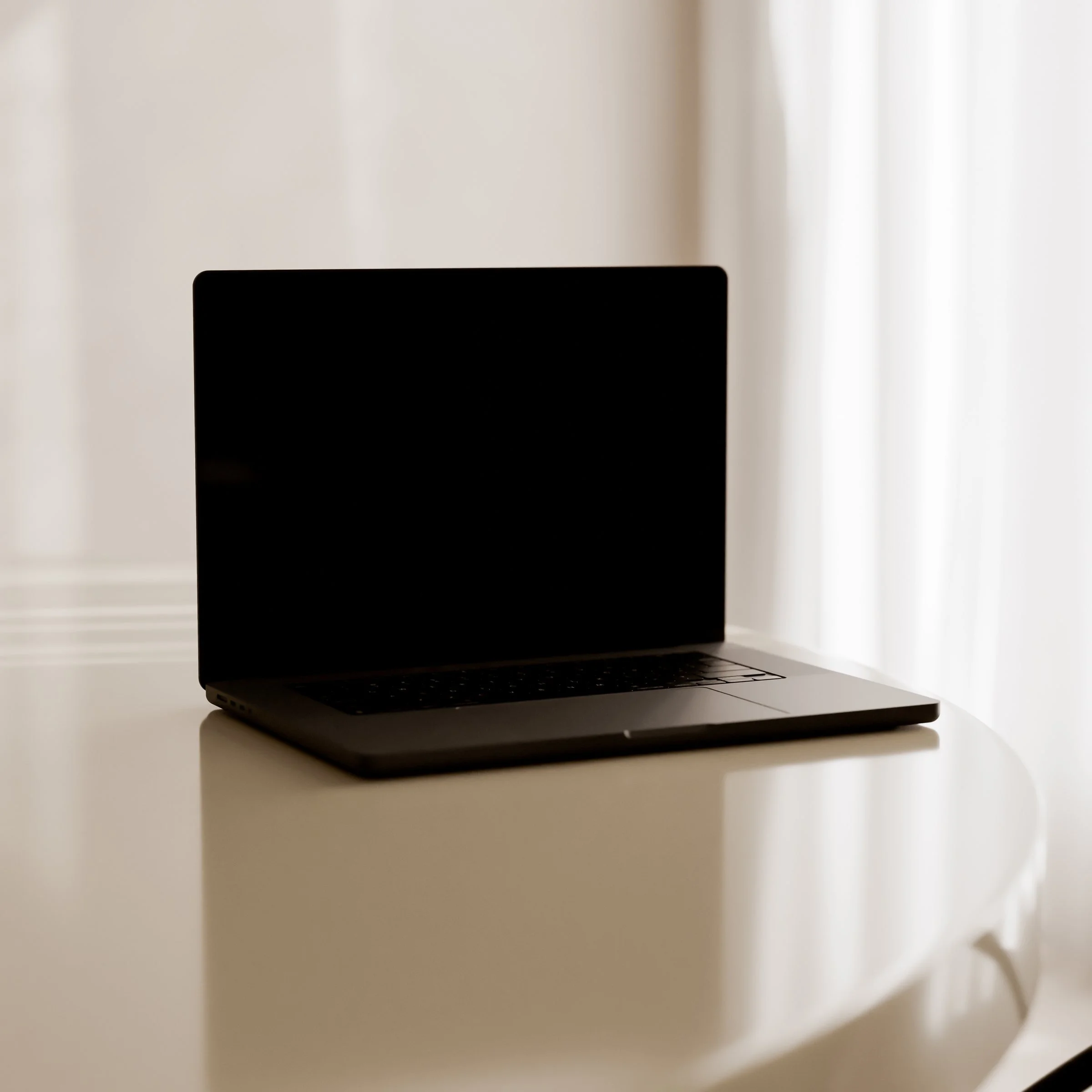The Good News Hunter website on a laptop, designed and built by Fallon Digital