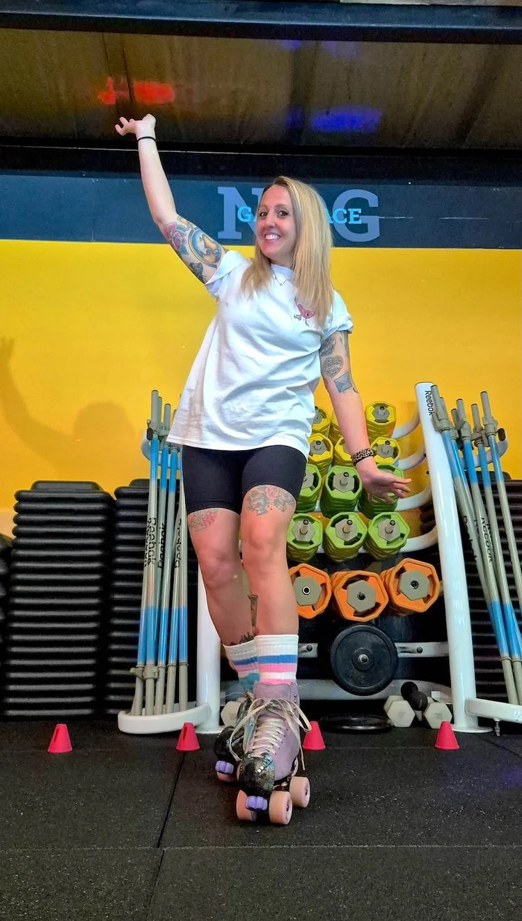 Nicola Noble, certified RollerFitness instructor — GAMEFACE Founder, United Kingdom
