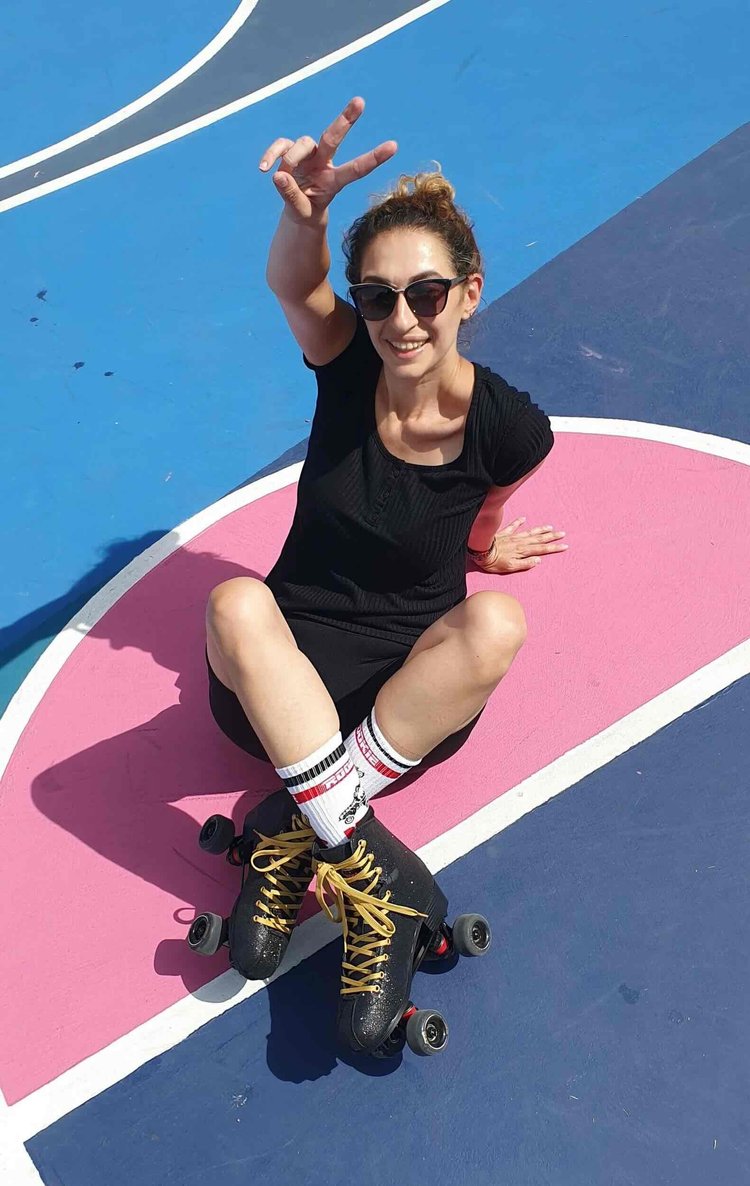 Lyubov Georgieva, certified RollerFitness instructor — Fitness and Motherhood, Sofia Bulgaria