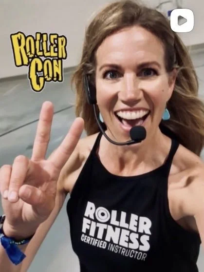 Elise Jones, certified RollerFitness instructor in Utah, USA