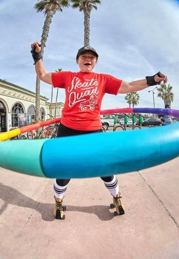 Nicole Stewart, certified RollerFitness instructor — 4WheelFitness Founder, California USA