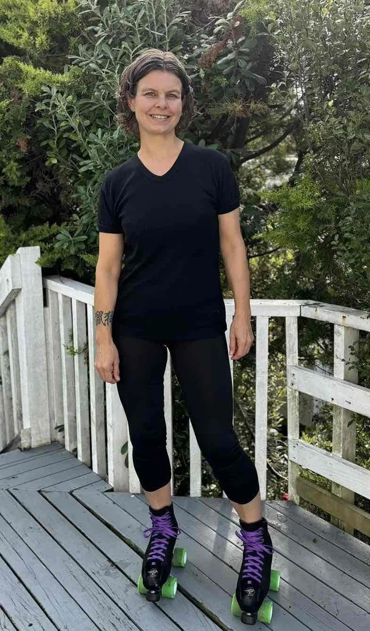 Yossarian Fay, certified RollerFitness instructor — Chaos Cardio Founder, New Zealand