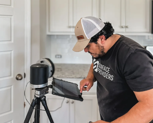 Countertop templating appointment