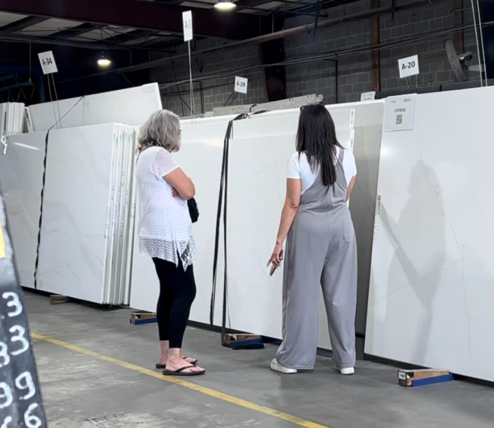 Countertop slab selection