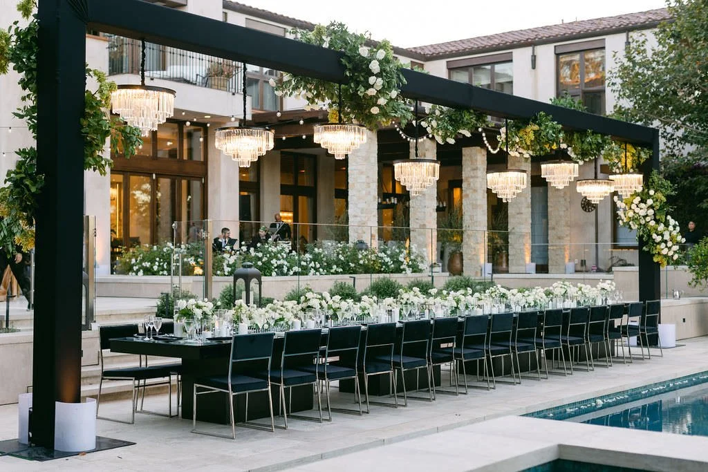 Draping and candlelight